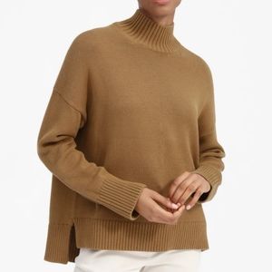 Everlane Cotton Turtleneck Sweater | Ochre | Medium